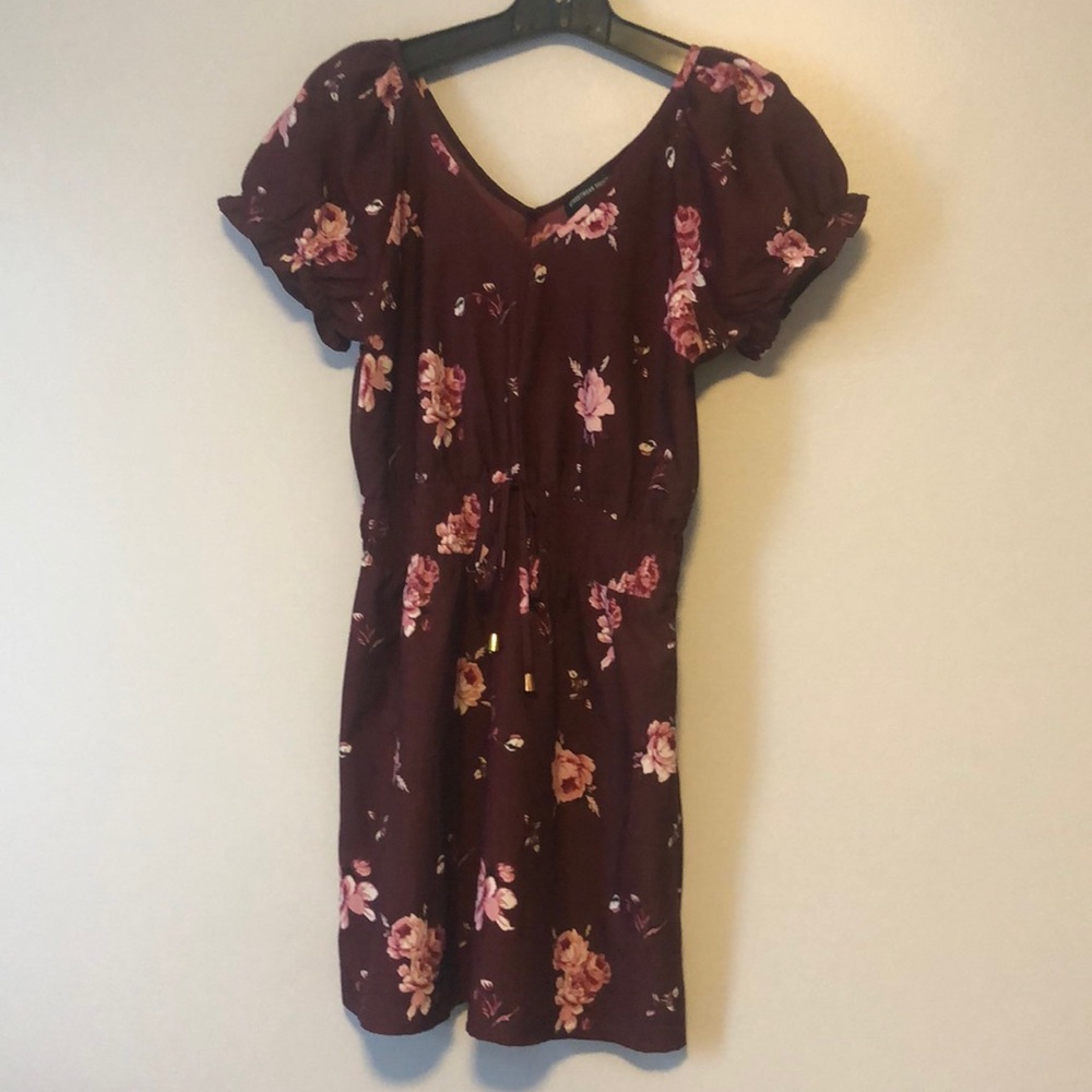 Streetwear Society burgundy floral dress